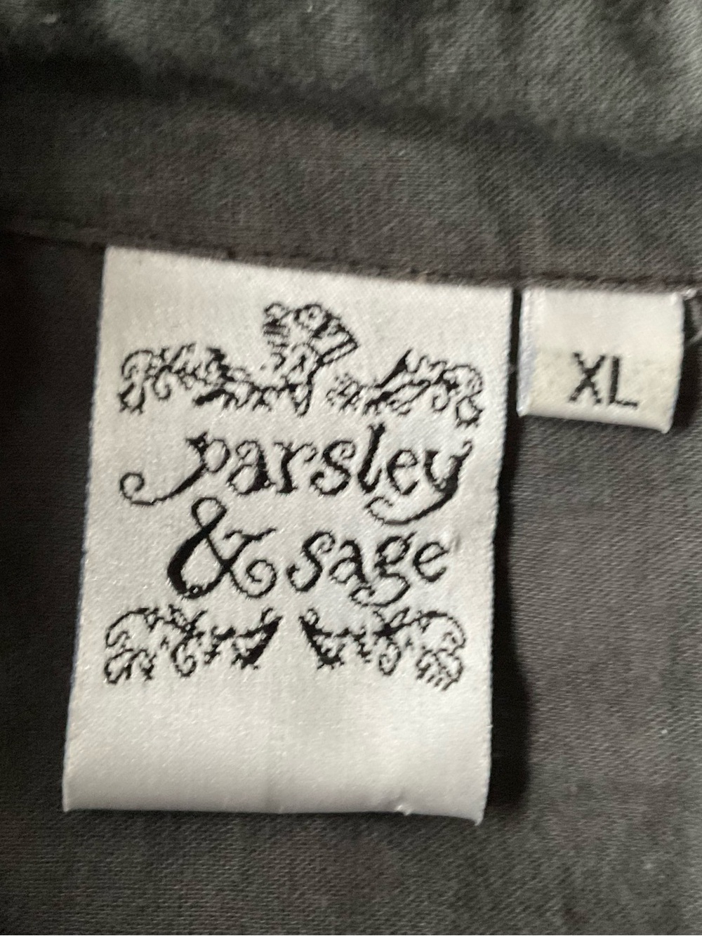 Parsley & Sage Boho Lace Mixed Media Tunic XL - Picture 7 of 8